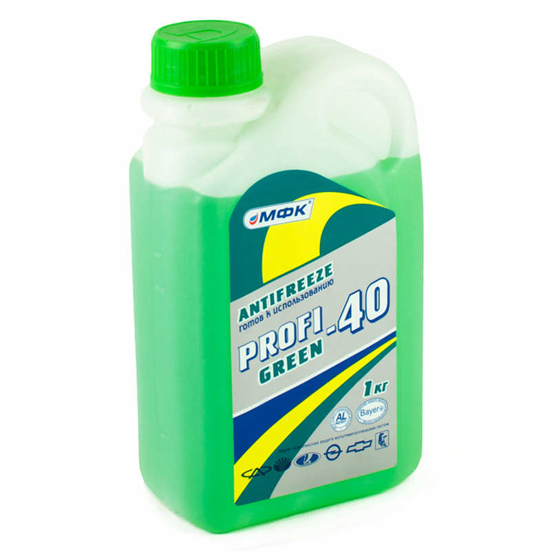 Антифриз PROFI-40  Green (-30 С ), 1кг x63