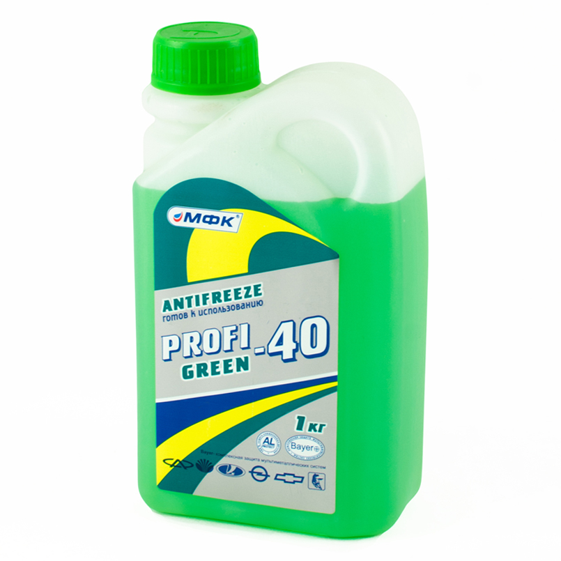 Антифриз PROFI-40  Green (-30 С ), 1кг x64