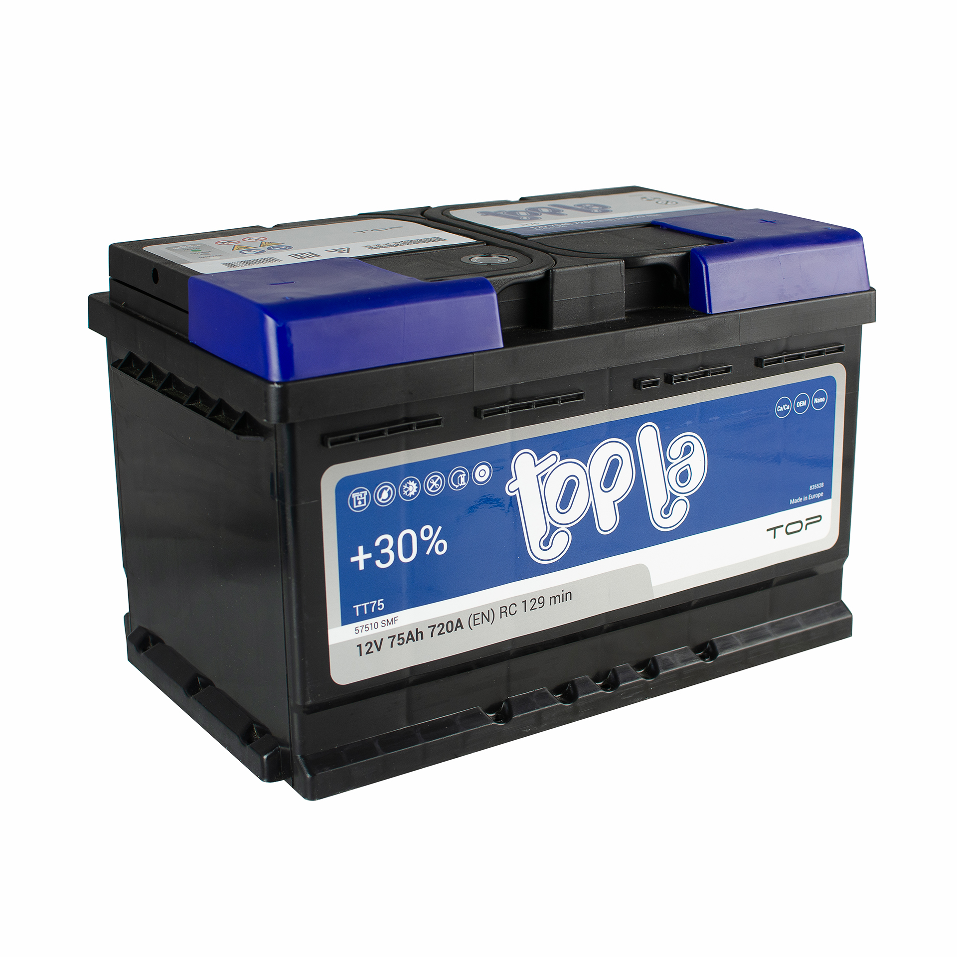 75 Ah/12V TOP Euro (0)1