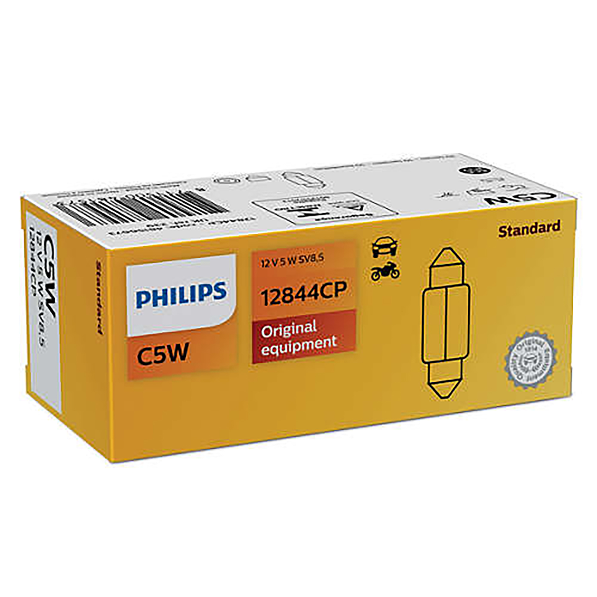 12844CP (PHILIPS) C5W 12V 5W SV8,51