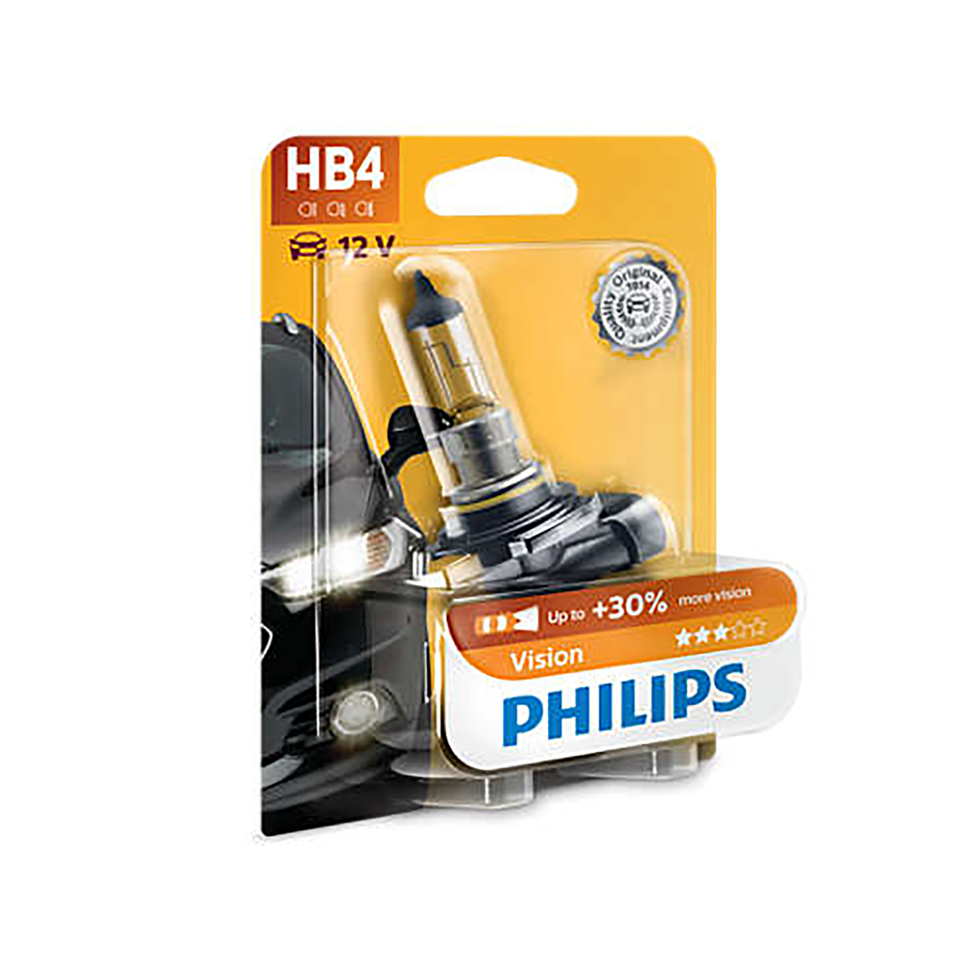 9006PRB1 (PHILIPS) HB4 Vision (+30%) 12V 55W P22d  Blst. 1 pc.1