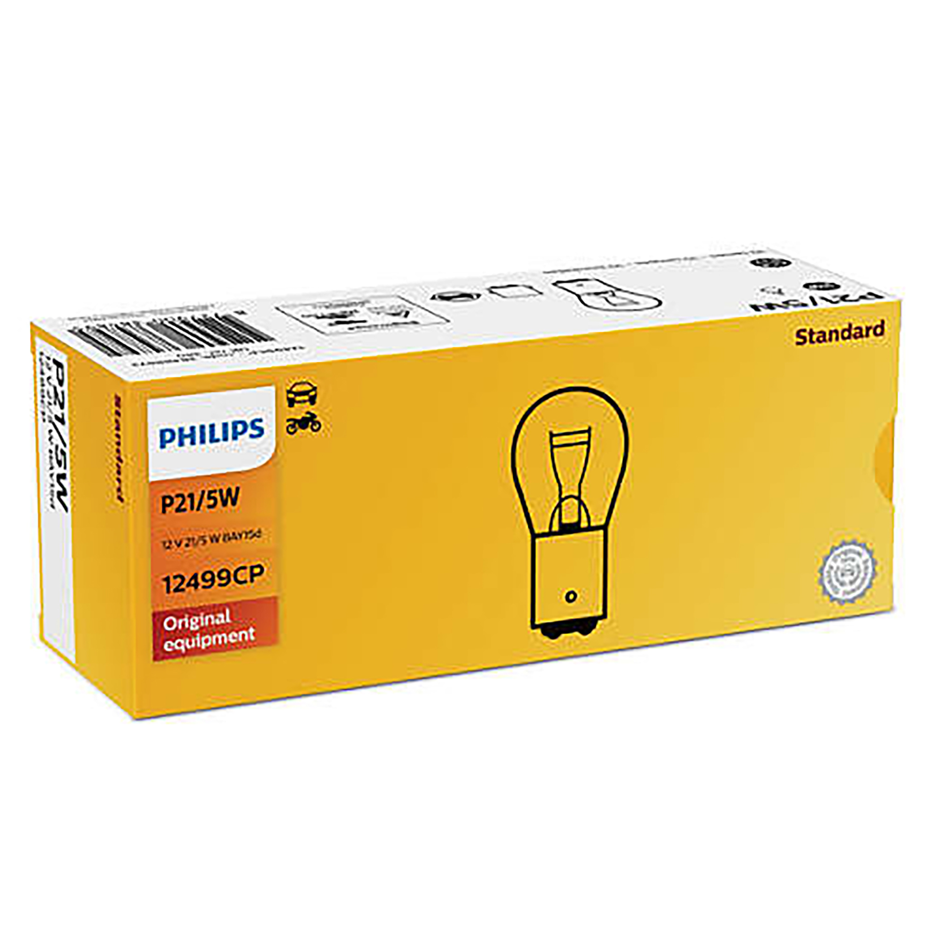 12499CP (PHILIPS) P21/5W 12V 21/5W BAY15d1