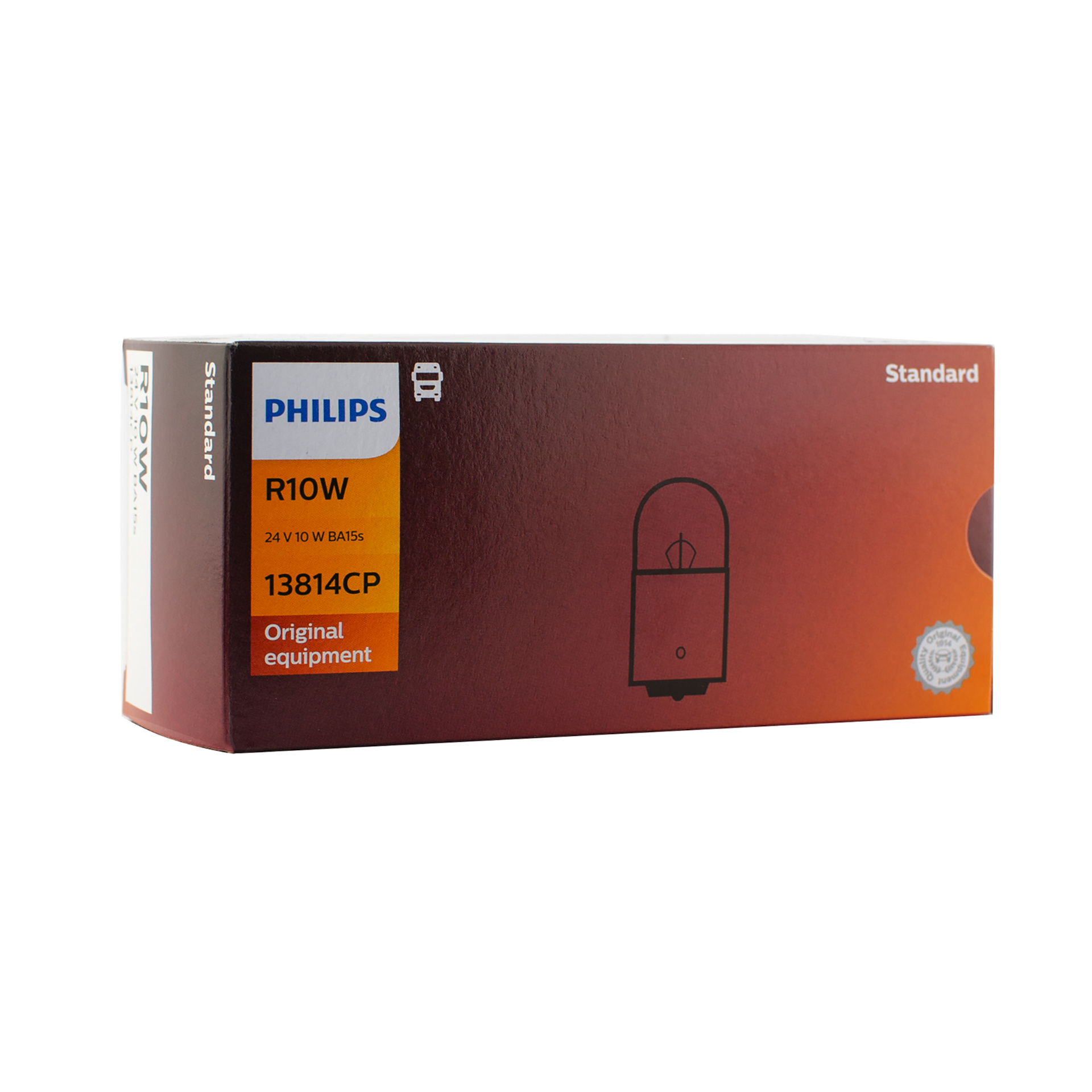 13814CP (PHILIPS) R10W 24V 10W BA15s1