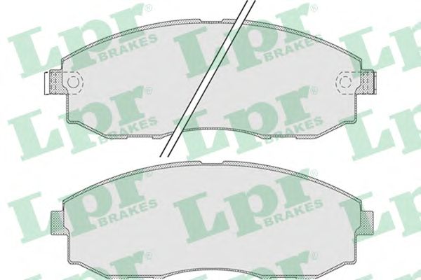 05P1015  LPR - Гальмівні колодки до дисків1