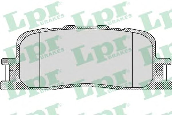 05P1115  LPR - Гальмівні колодки до дисків1