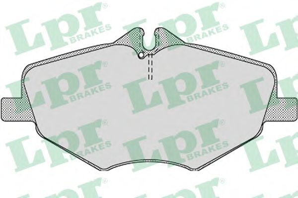 05P1124  LPR - Гальмівні колодки до дисків1