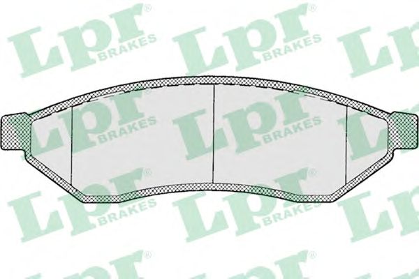 05P1198  LPR - Гальмівні колодки до дисків1