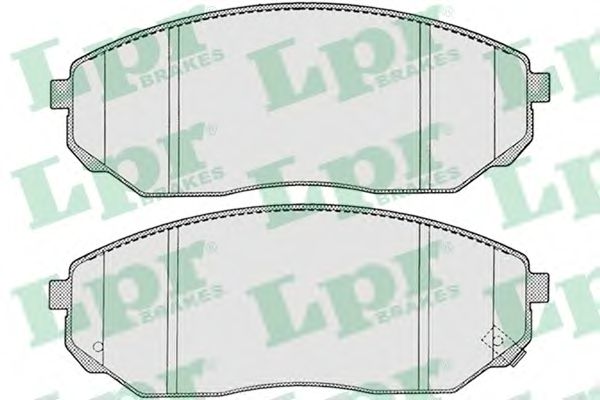 05P1207  LPR - Гальмівні колодки до дисків1