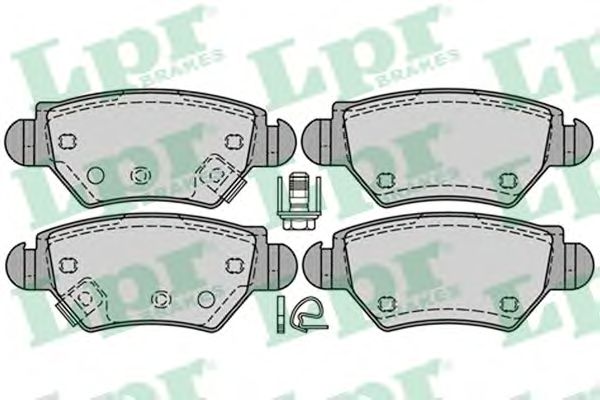 05P1227  LPR - Гальмівні колодки до дисків1