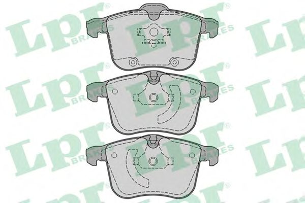 05P1244  LPR - Гальмівні колодки до дисків (F, V)1