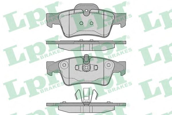 05P1254  LPR - Гальмівні колодки до дисків (R, V)1