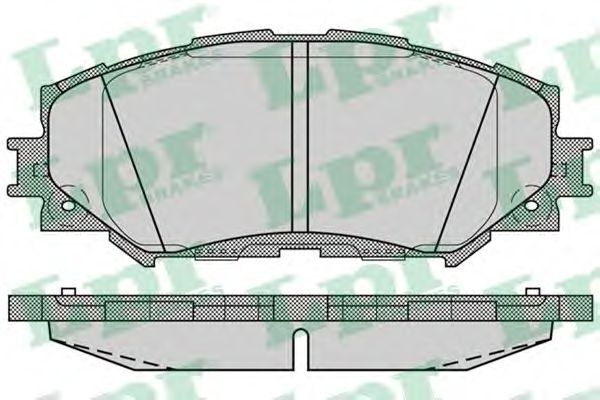 05P1258  LPR - Гальмівні колодки до дисків (F, V)1