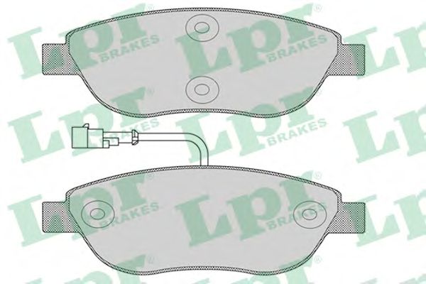 05P1268  LPR - Гальмівні колодки до дисків (F, V, з датчиком)1
