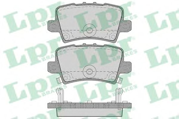 05P1273  LPR - Гальмівні колодки до дисків (R, S)1