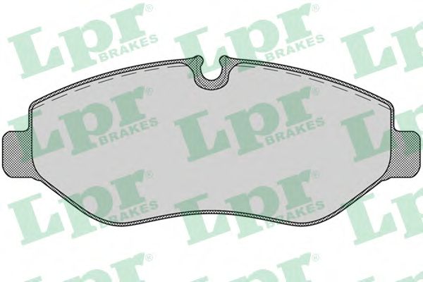 05P1275  LPR - Гальмівні колодки до дисків (F, V)1