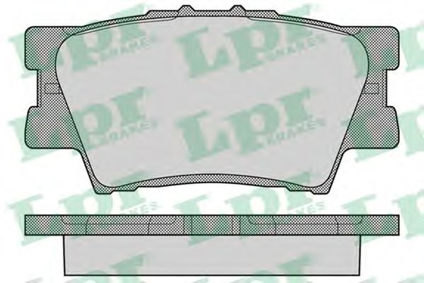 05P1281  LPR - Гальмівні колодки до дисків (R)1