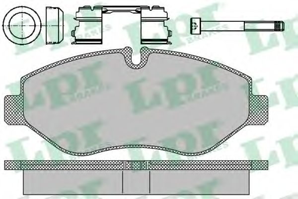 05P1297  LPR - Гальмівні колодки до дисків (F, V)1