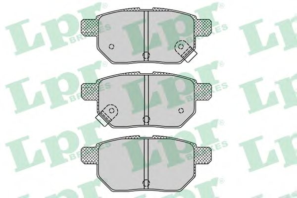 05P1312  LPR - Гальмівні колодки до дисків (R, S)1
