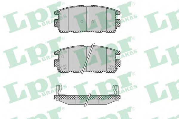 05P1323  LPR - Гальмівні колодки до дисків (R, V)1