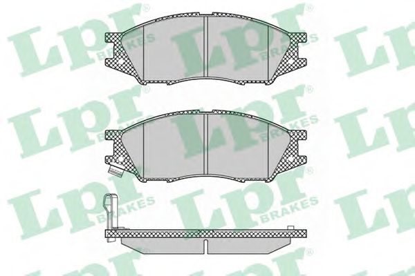 05P1346  LPR - Гальмівні колодки до дисків (F, з датчиком)1