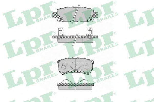 05P1373  LPR - Гальмівні колодки до дисків (R)1