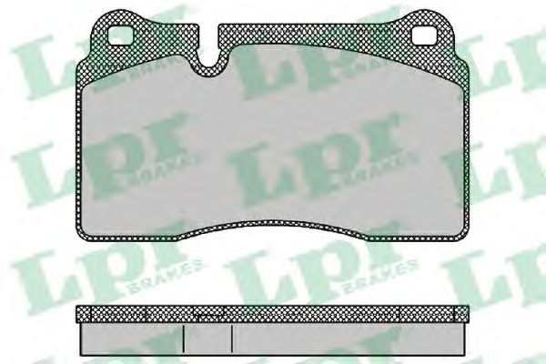 05P1376  LPR - Гальмівні колодки до дисків (F, з датчиком)1