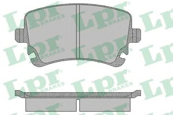 05P1398  LPR - Гальмівні колодки до дисків (R, V)1