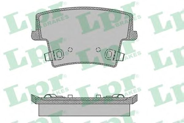 05P1400  LPR - Гальмівні колодки до дисків (R)1