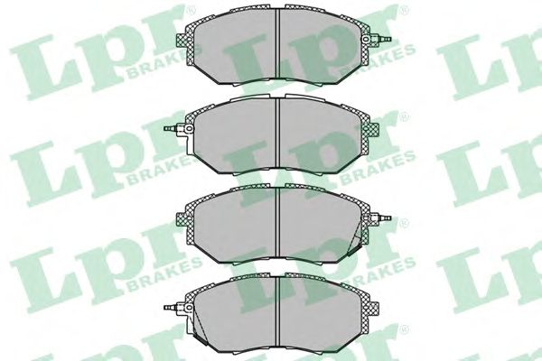 05P1402  LPR - Гальмівні колодки до дисків (F, з датчиком)1
