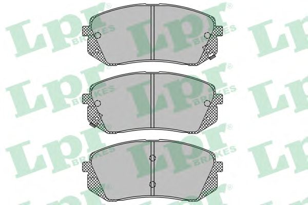 05P1415  LPR - Гальмівні колодки до дисків (F, V, з датчиком)1