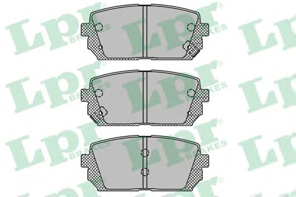 05P1416  LPR - Гальмівні колодки до дисків (R, S)1