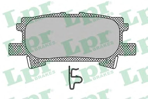 05P1436  LPR - Гальмівні колодки до дисків (R, S)1