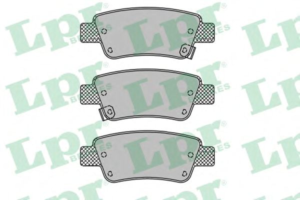 05P1455  LPR - Гальмівні колодки до дисків (R, S)1