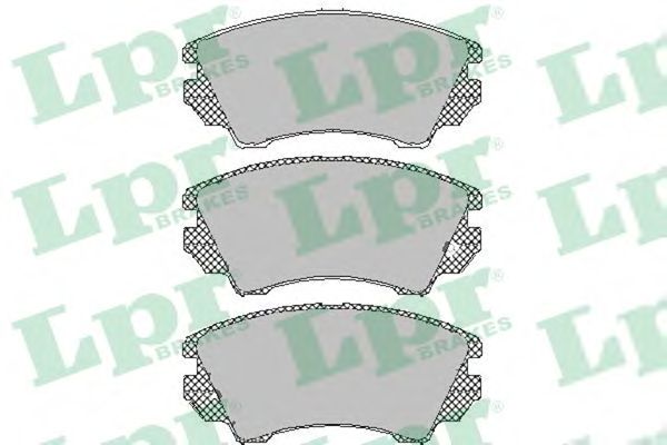 05P1467  LPR - Гальмівні колодки до дисків (F, з датчиком)1