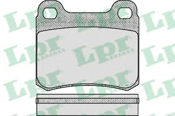 05P158  LPR - Гальмівні колодки до дисків (R, S)1