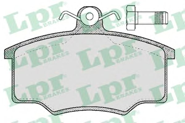 05P187  LPR - Гальмівні колодки до дисків1