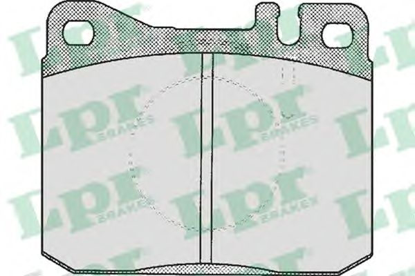 05P211  LPR - Гальмівні колодки до дисків (F, S)1