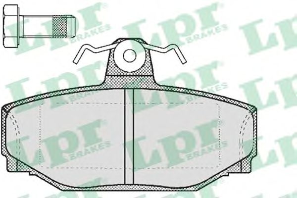 05P217  LPR - Гальмівні колодки до дисків (R, S)1