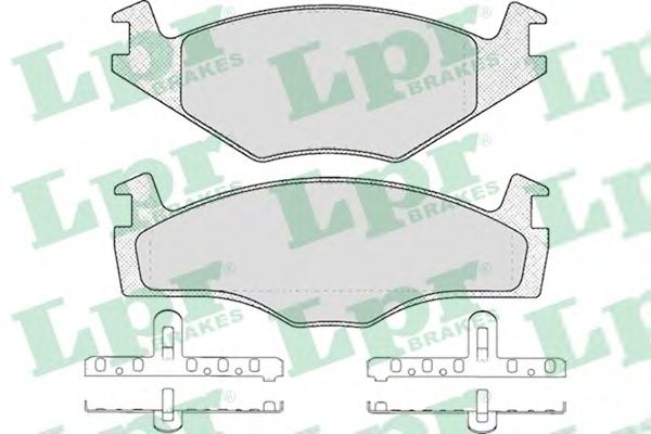 05P225  LPR - Гальмівні колодки до дисків (F, S)1
