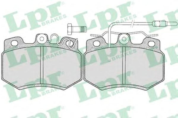 05P272  LPR - Гальмівні колодки до дисків (F, S, з датчиком)1