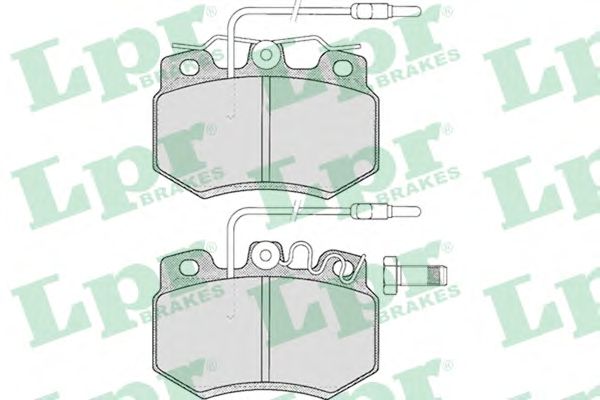 05P274  LPR - Гальмівні колодки до дисків (F, V, з датчиком)1
