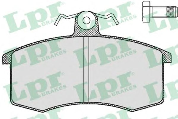 05P288  LPR - Гальмівні колодки до дисків (F, S)1