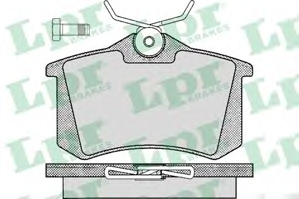 05P294  LPR - Гальмівні колодки до дисків (R, S)1