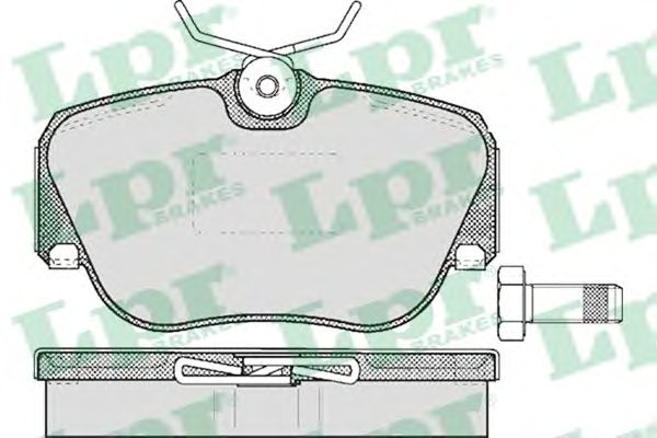 05P302  LPR - Гальмівні колодки до дисків (F, S)1