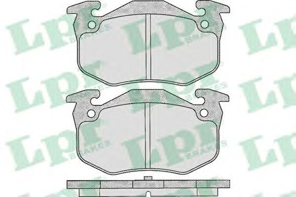 05P307  LPR - Гальмівні колодки до дисків (R, S)1