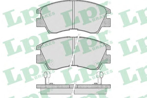 05P315  LPR - Гальмівні колодки до дисків (F, V, з датчиком)1