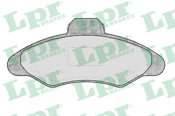 05P383  LPR - Гальмівні колодки до дисків (F, V)1