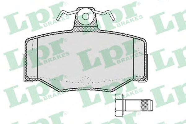 05P387  LPR - Гальмівні колодки до дисків (R, S)1
