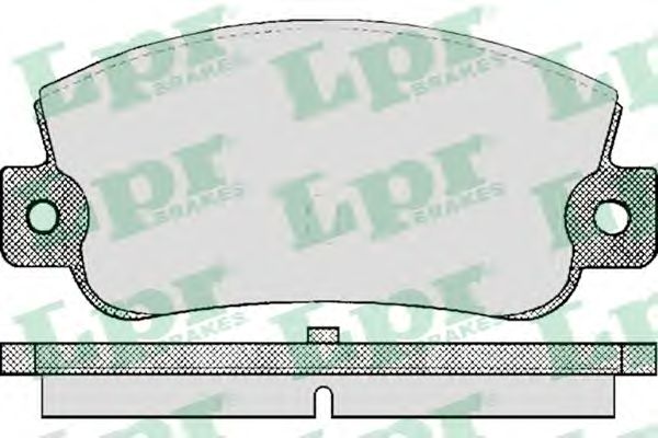 05P410  LPR - Гальмівні колодки до дисків (R, S)1