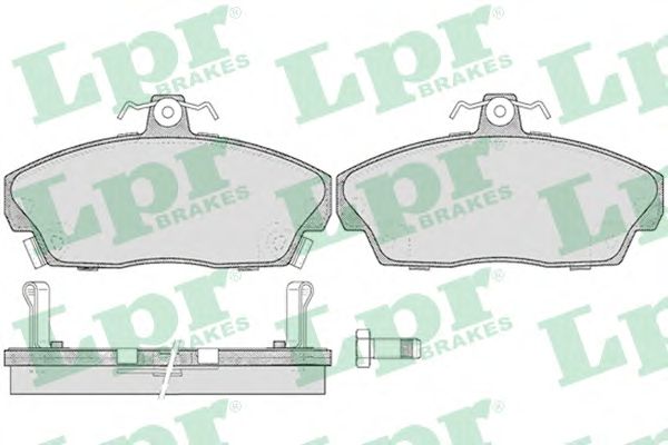 05P430  LPR - Гальмівні колодки до дисків (F, V, з датчиком)1